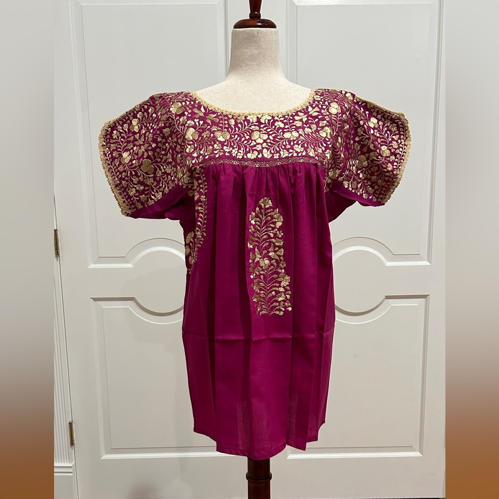 Hand Made Embroidered San Antonino Blouse S/M/L